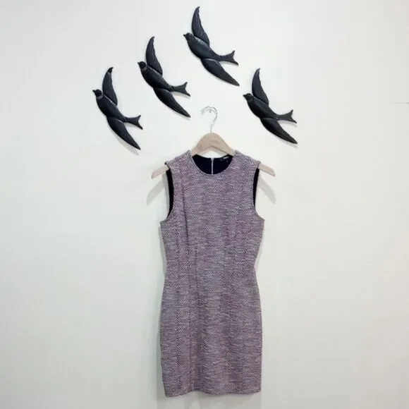 Theory Hourglass Beacon Tweed Dress - Size 6